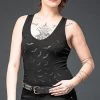Queen Of Darkness Top Printed With Bats In The Front 1 Queen Of Darkness Top Printed With Bats In The Front