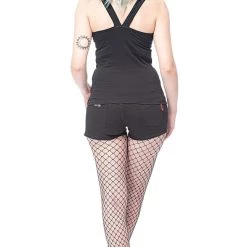 Queen Of Darkness Top Printed With Bats In The Front