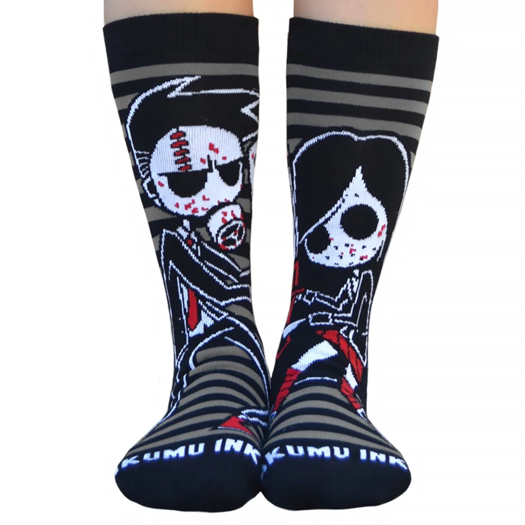 Akumu Ink Men's Stuff Us Vs. Them Unisex Socks 6 Akumu Ink Men's Stuff Us Vs. Them Unisex Socks