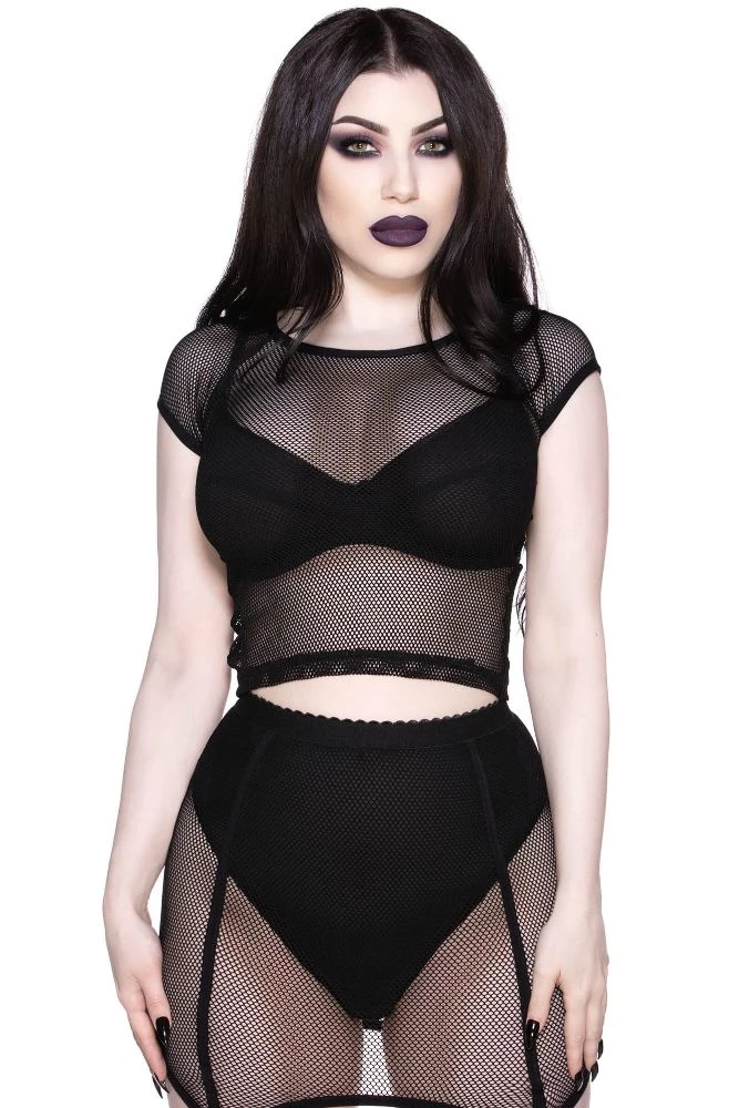 Killstar Wildchild Fishnet Top - Black Women's Stuff 3 Killstar Wildchild Fishnet Top - Black Women's Stuff