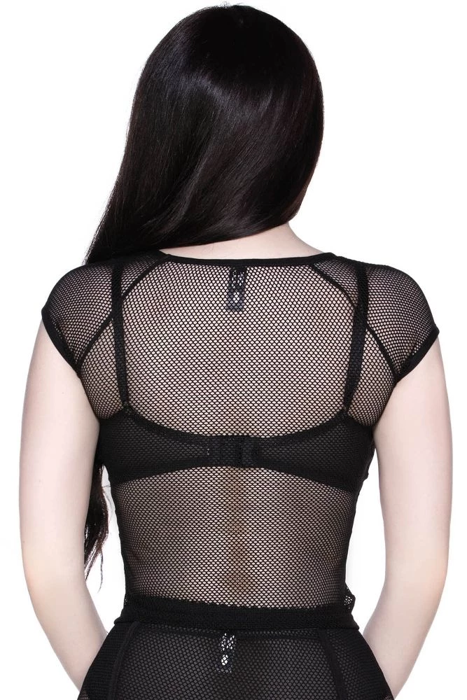Killstar Wildchild Fishnet Top - Black Women's Stuff 4 Killstar Wildchild Fishnet Top - Black Women's Stuff