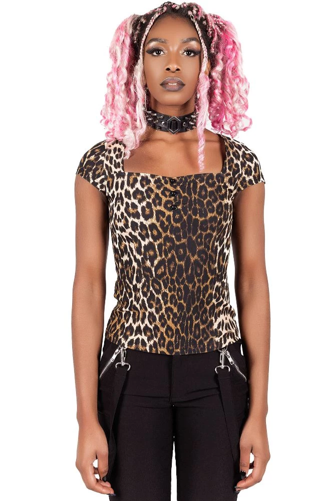 Killstar Wildling Top - Leopard 3 Killstar Wildling Top - Leopard