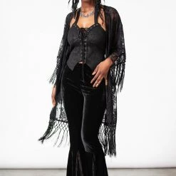 Killstar Women's Stuff Witch Hazel Lace Kimono