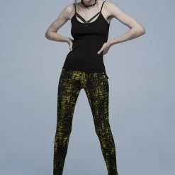 Punk Rave Women's Stuff Cutout Mesh Splice Skull Tank Top