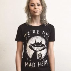 Akumu Ink We're All Mad Here Women's T-Shirt 8 Akumu Ink We're All Mad Here Women's T-Shirt