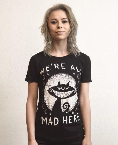 Akumu Ink We're All Mad Here Women's T-Shirt 5 Akumu Ink We're All Mad Here Women's T-Shirt
