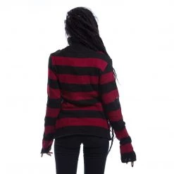 Vixxsin Annabella Distressed Sweater - Black/Reed Women's Stuff