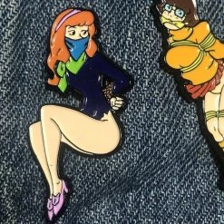 Geeky And Kinky Danger Prone Daphne Enamel Pin