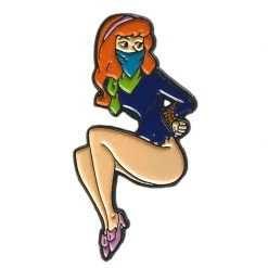 Geeky And Kinky Danger Prone Daphne Enamel Pin