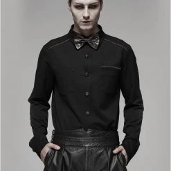 Punk Rave Men's Stuff Deimos Black Shirt