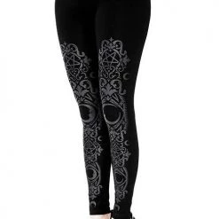 ReStyle Black Gothic Baroque Leggings