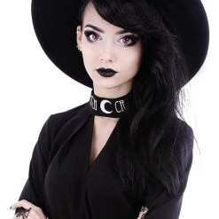 ReStyle Black Gothic Wide Brim Hat Men's Stuff