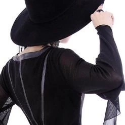 ReStyle Black Gothic Wide Brim Hat Men's Stuff