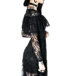 ReStyle Gloomy Prairie Black Lace Gothic Dress