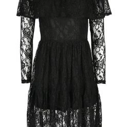 ReStyle Gloomy Prairie Black Lace Gothic Dress 24 ReStyle Gloomy Prairie Black Lace Gothic Dress