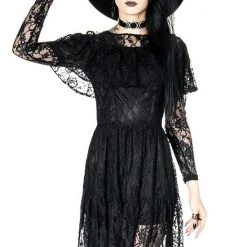 ReStyle Gloomy Prairie Black Lace Gothic Dress 18 ReStyle Gloomy Prairie Black Lace Gothic Dress