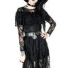 ReStyle Gloomy Prairie Black Lace Gothic Dress