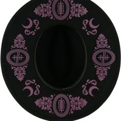 ReStyle Baroque Style Gothic Hat With Burgundy Monogram