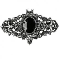ReStyle Horns Barette Silver Gothic Hairclip