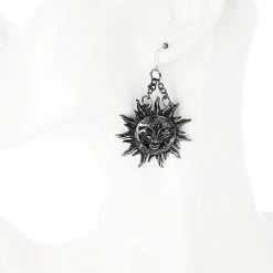 ReStyle Jewelry Moon And Sun Silver Earrings