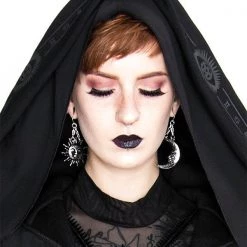 ReStyle Jewelry Moon And Sun Silver Earrings