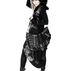 ReStyle Patchwork Hobo Bag With Multiple Pockets And Dragon PU