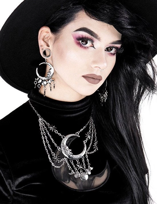 ReStyle Sleepless Nights Silver Moon Earrings Jewelry 4 ReStyle Sleepless Nights Silver Moon Earrings Jewelry