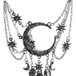 ReStyle Jewelry Sleepless Nights Silver Moon Necklace