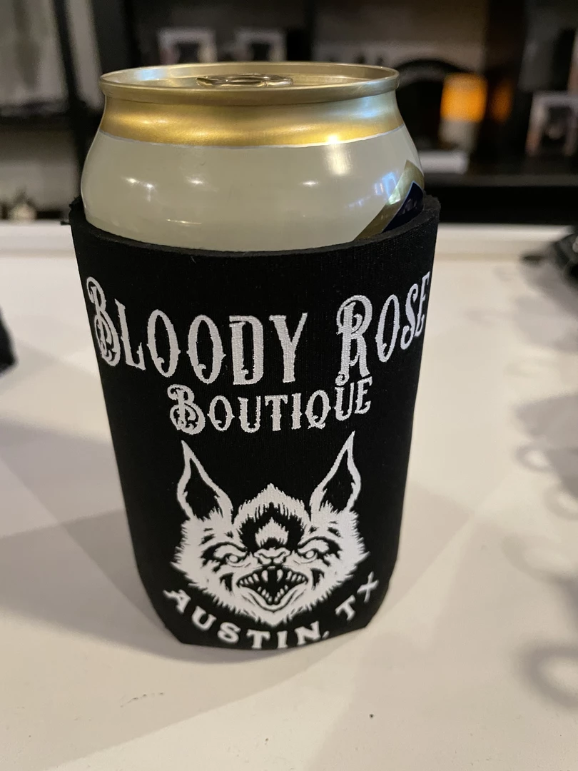 Bloody Rose Boutique Bloody Rose Bat - Drink Koozie 4 Bloody Rose Boutique Bloody Rose Bat - Drink Koozie