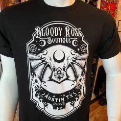 Bloody Rose Boutique Men's Stuff Bloody Rose Bat - Unisex T-Shirt 6 Bloody Rose Boutique Men's Stuff Bloody Rose Bat - Unisex T-Shirt