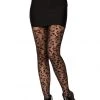 Leg Avenue Sheer Leopard Tights Stockings & Leggings 2 Leg Avenue Sheer Leopard Tights Stockings & Leggings