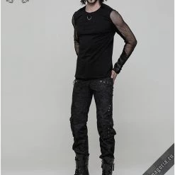 Punk Rave Mesmerizer Men's Longsleeve Top 11 Punk Rave Mesmerizer Men's Longsleeve Top