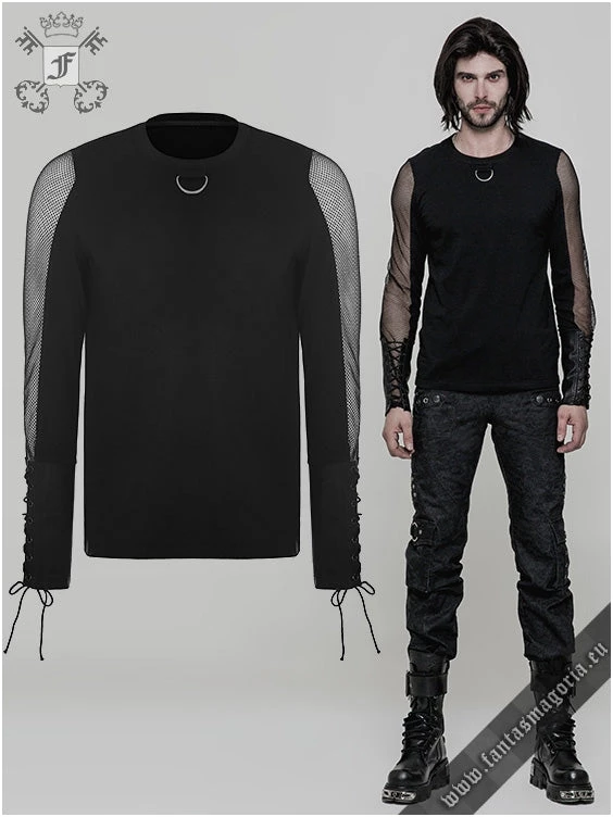 Punk Rave Mesmerizer Men's Longsleeve Top 4 Punk Rave Mesmerizer Men's Longsleeve Top