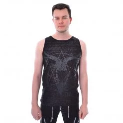 Heartless Pentagram Vest - Black Men's Stuff
