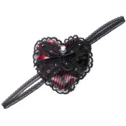 Punk Rave Women's Stuff Gothic Heart Skull Lace Eye Patch
