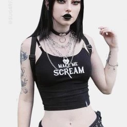 Forest Ink Make Me Scream Top Women's Stuff