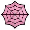 Sourpuss Gift Ideas Spiderweb Rug - Pink
