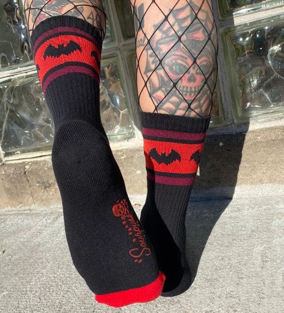 Sourpuss Bat Stripe Crew Socks Gift Ideas 4 Sourpuss Bat Stripe Crew Socks Gift Ideas