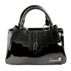 Sourpuss Locked Out Purse - Glossy Black