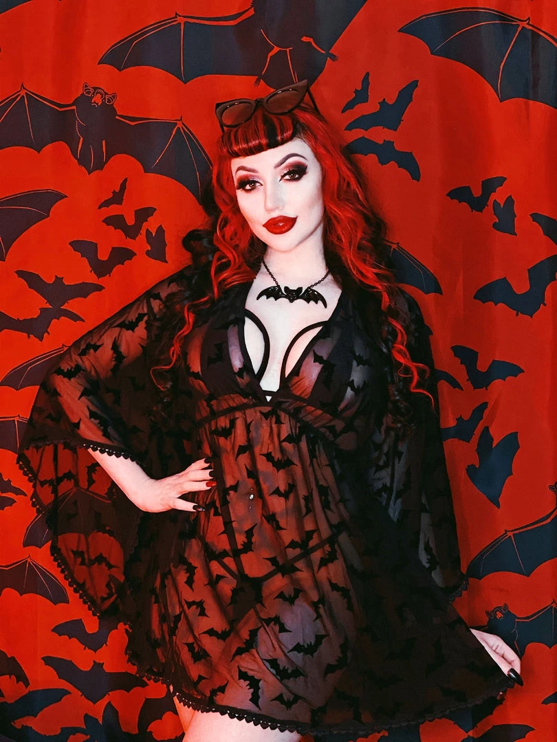 Sourpuss Luna Bats Swim Cover Up 4 Sourpuss Luna Bats Swim Cover Up