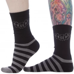 Sourpuss Gift Ideas Creepy Bat Crew Socks