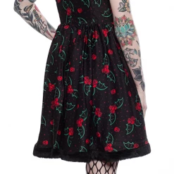 Sourpuss Holly Bats Sophia Dress