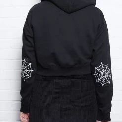 Mary Wyatt London Spinnerette Cropped Zip Hoodie Women's Stuff