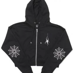 Mary Wyatt London Spinnerette Cropped Zip Hoodie Women's Stuff