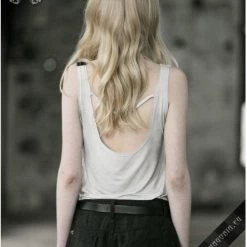 Punk Rave White Watercolor Tank Top