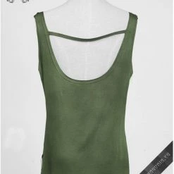 Punk Rave Green Watercolor Top